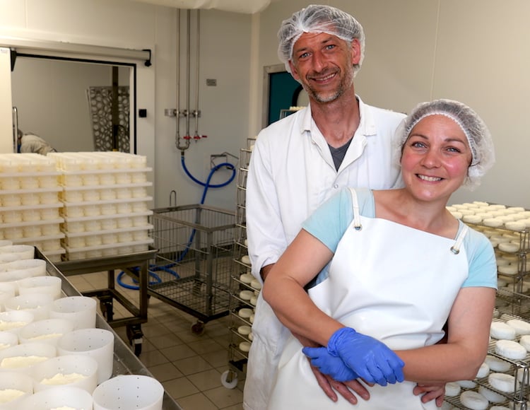 Visite de la fromagerie de Christelle et Guillaume Ezingeard