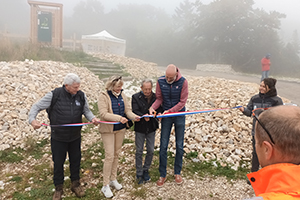 Inauguration des parkings de l'ENS de La Molière et du Sornin