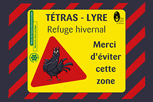  zones de tranquillité Tétras lyre