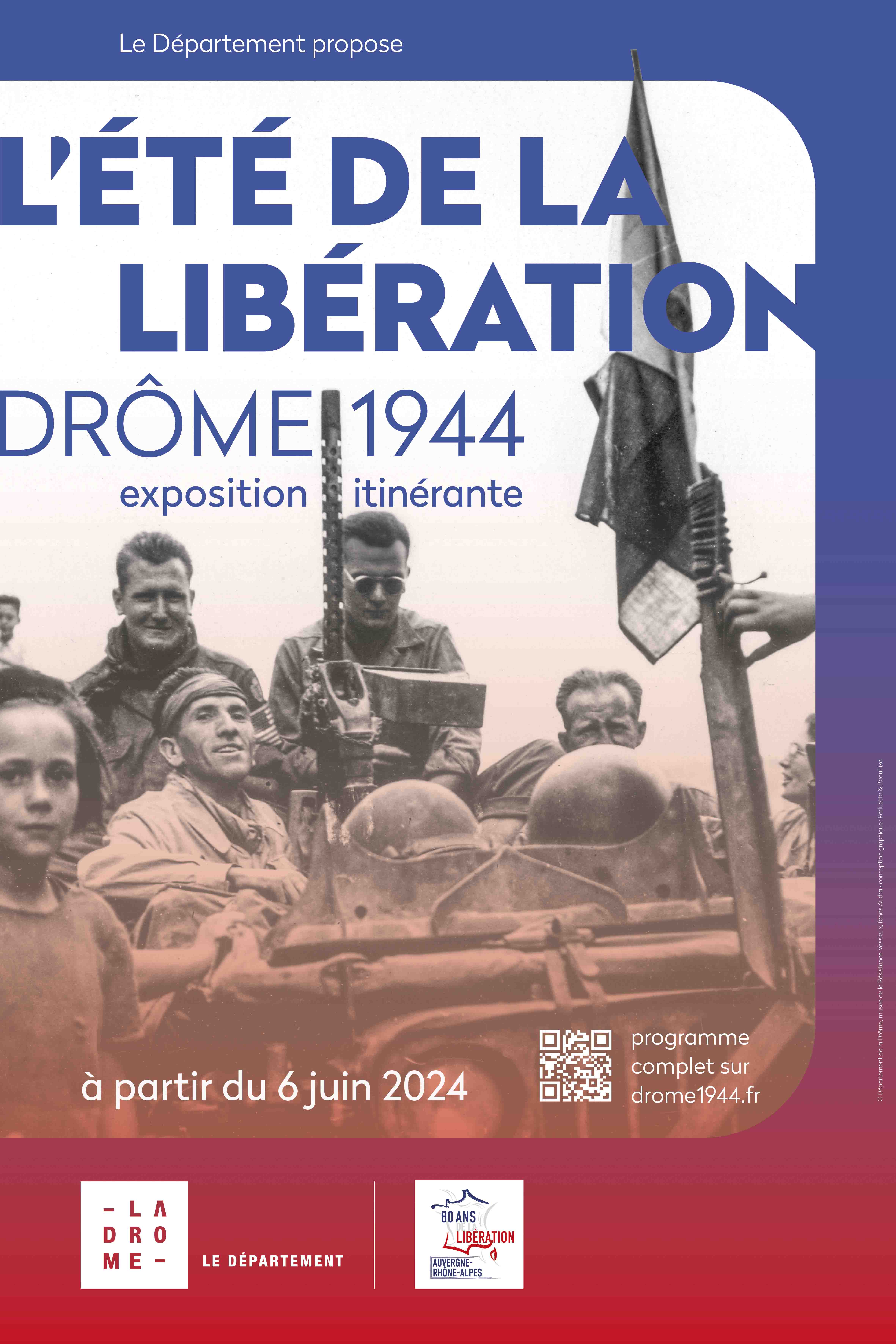 L'été de la Libération, Drôme 1944 - exposition du Département de la Drôme