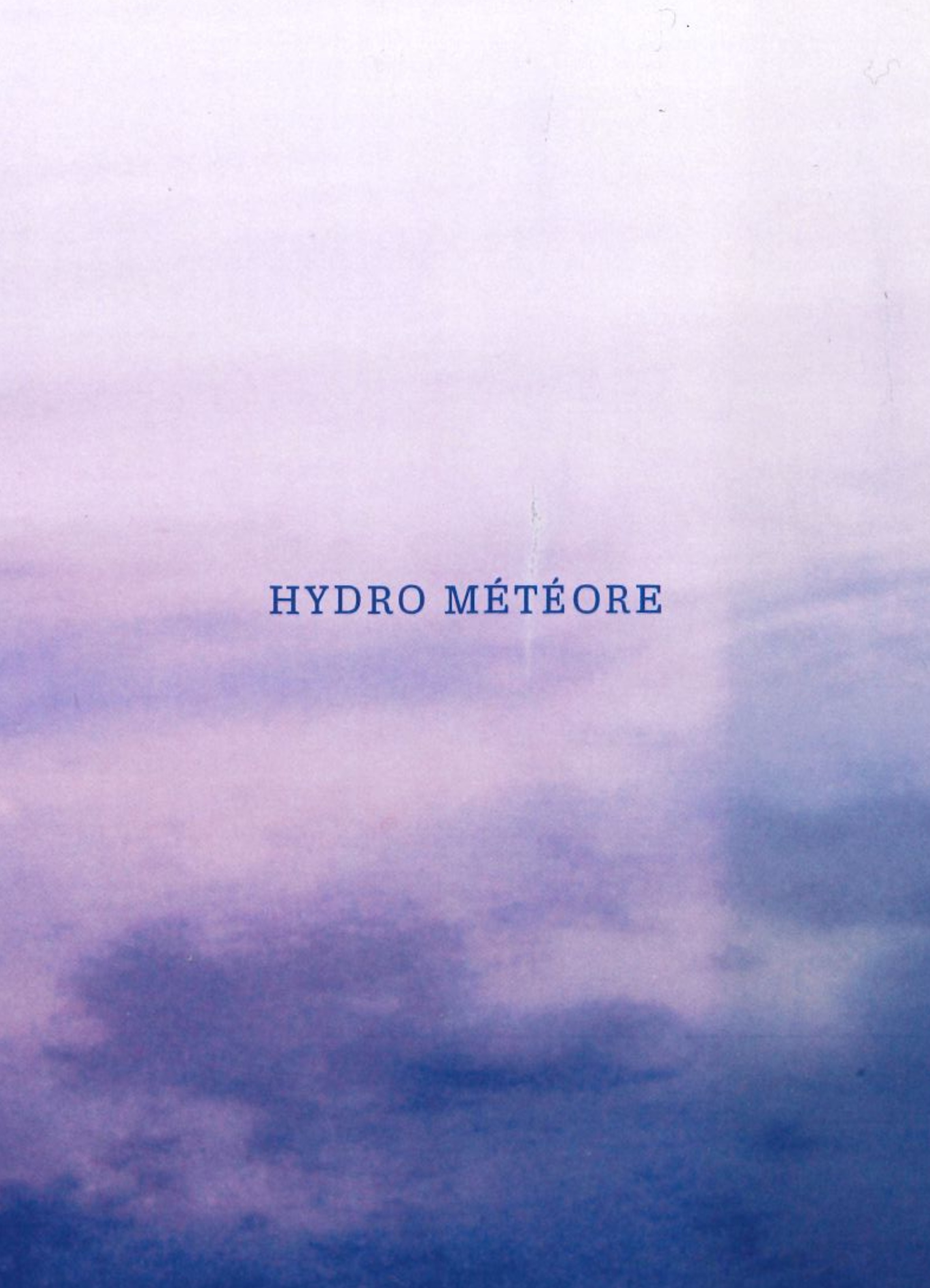 EXPO | "Hydro météore" de M.Ouazzani & N.Carrier