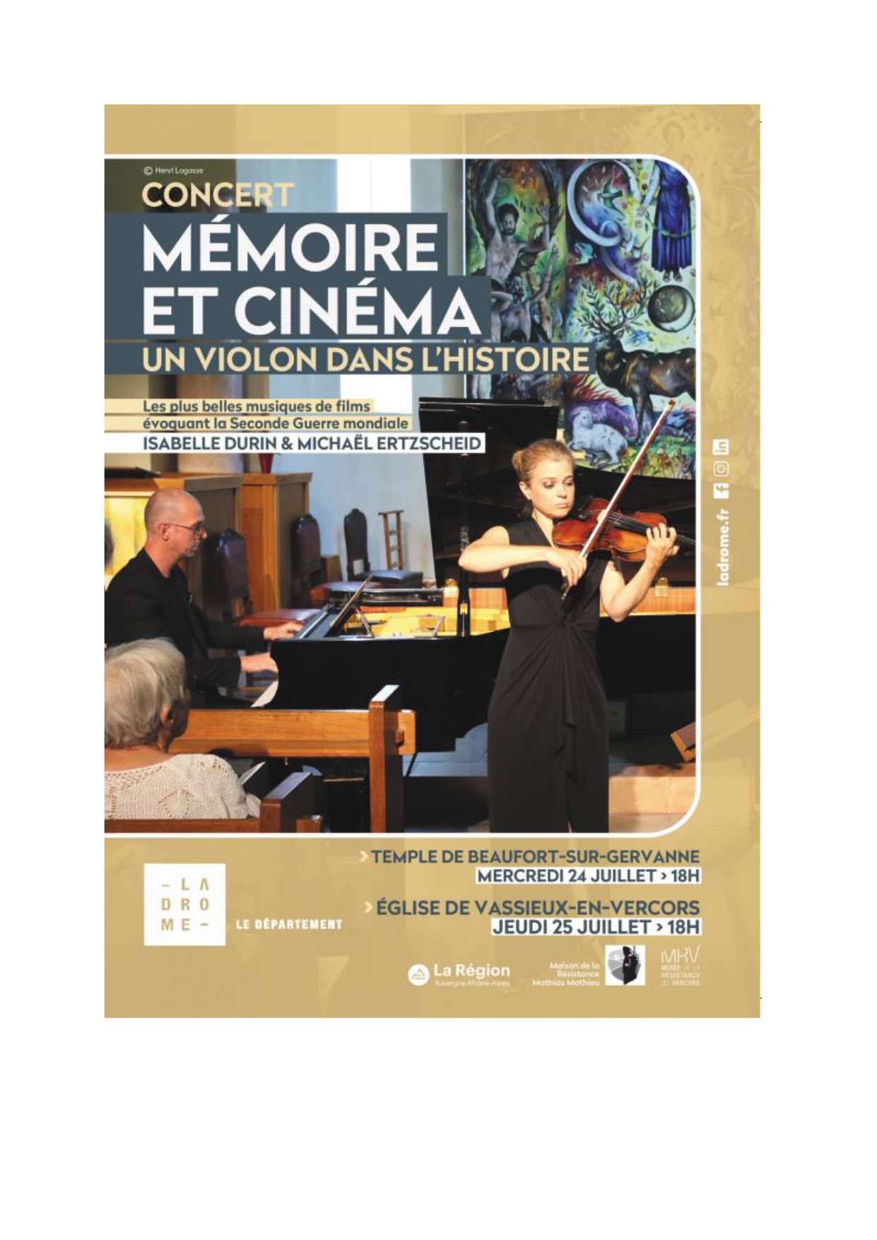 Mémoire et cinéma, un violon dans l'histoire