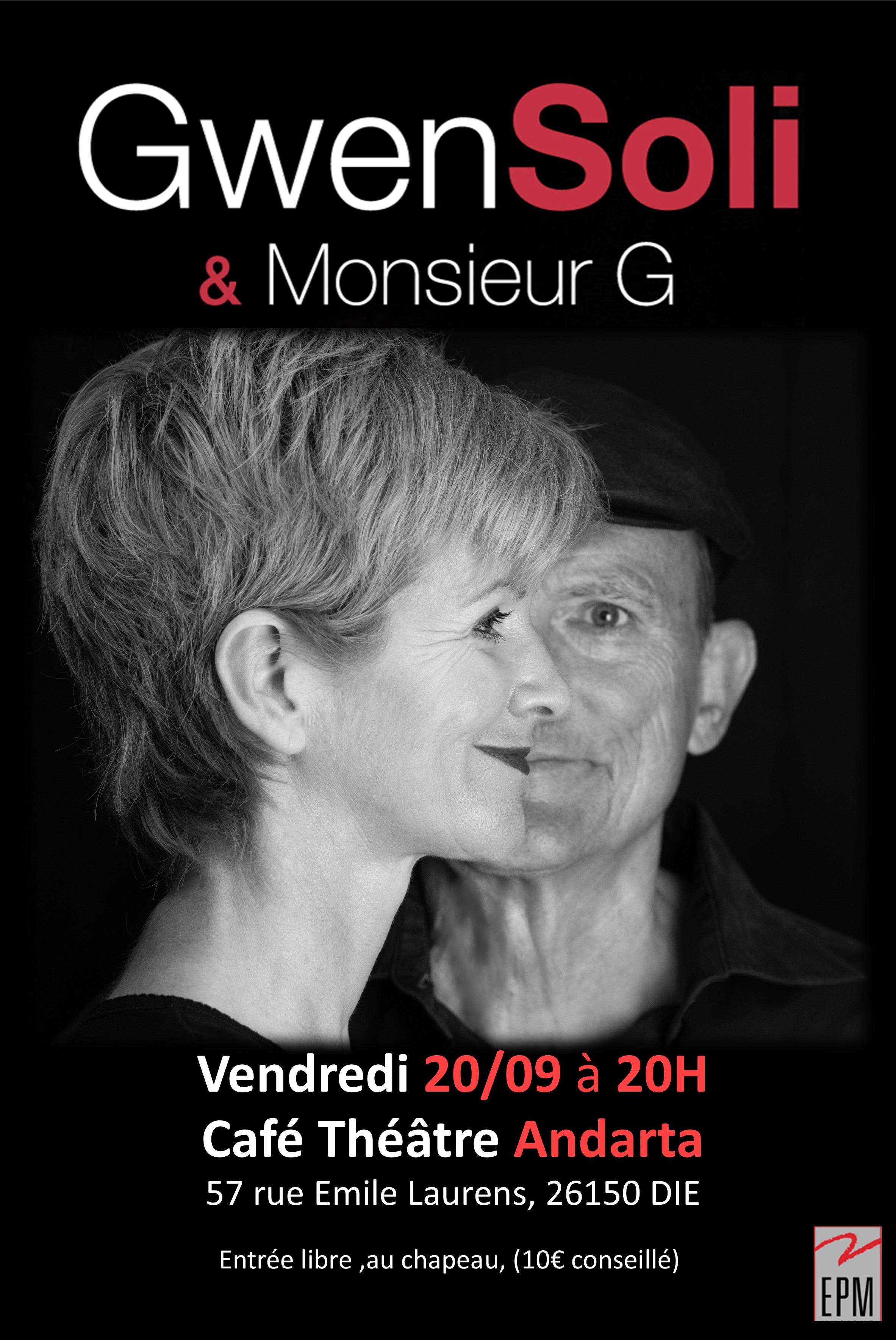 Concert - Gwen Soli & Monsieur G à Die