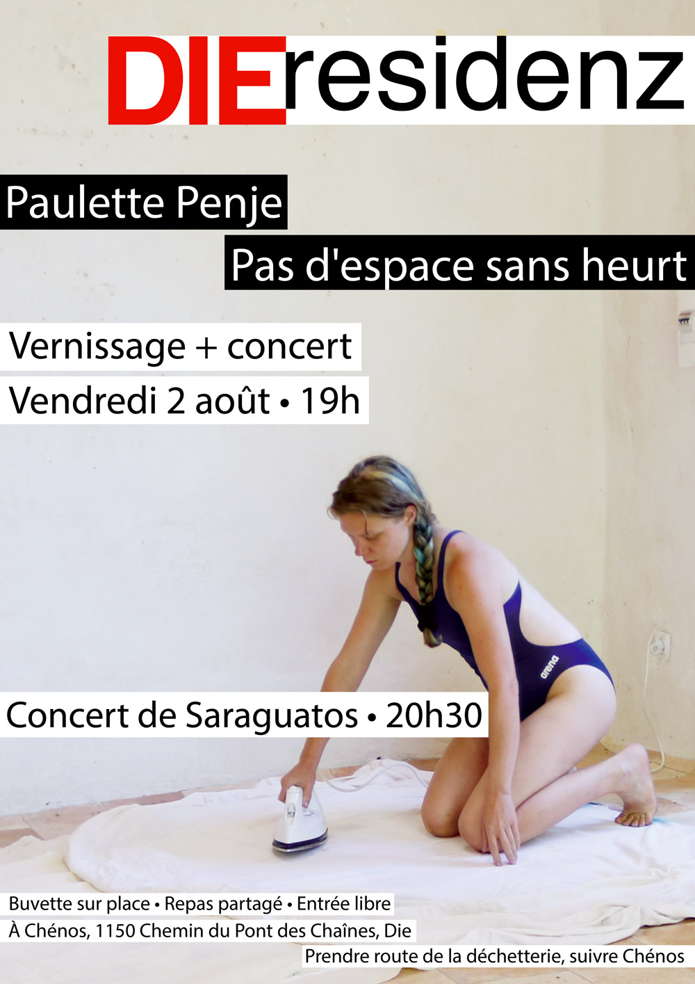 Exposition et Vernissage de Paulette Penje chez DIEresidenz