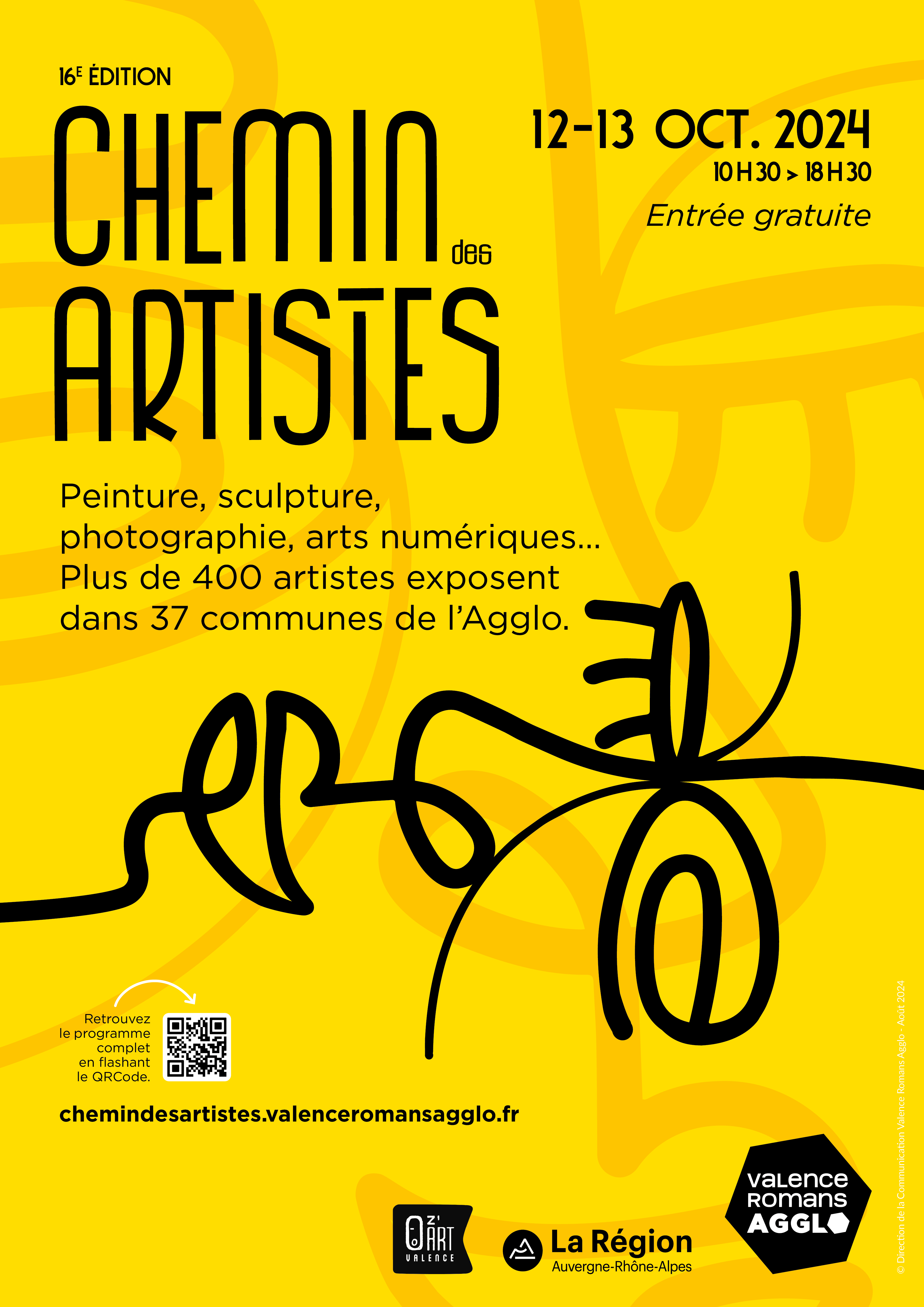 Chemin des artistes à Combovin