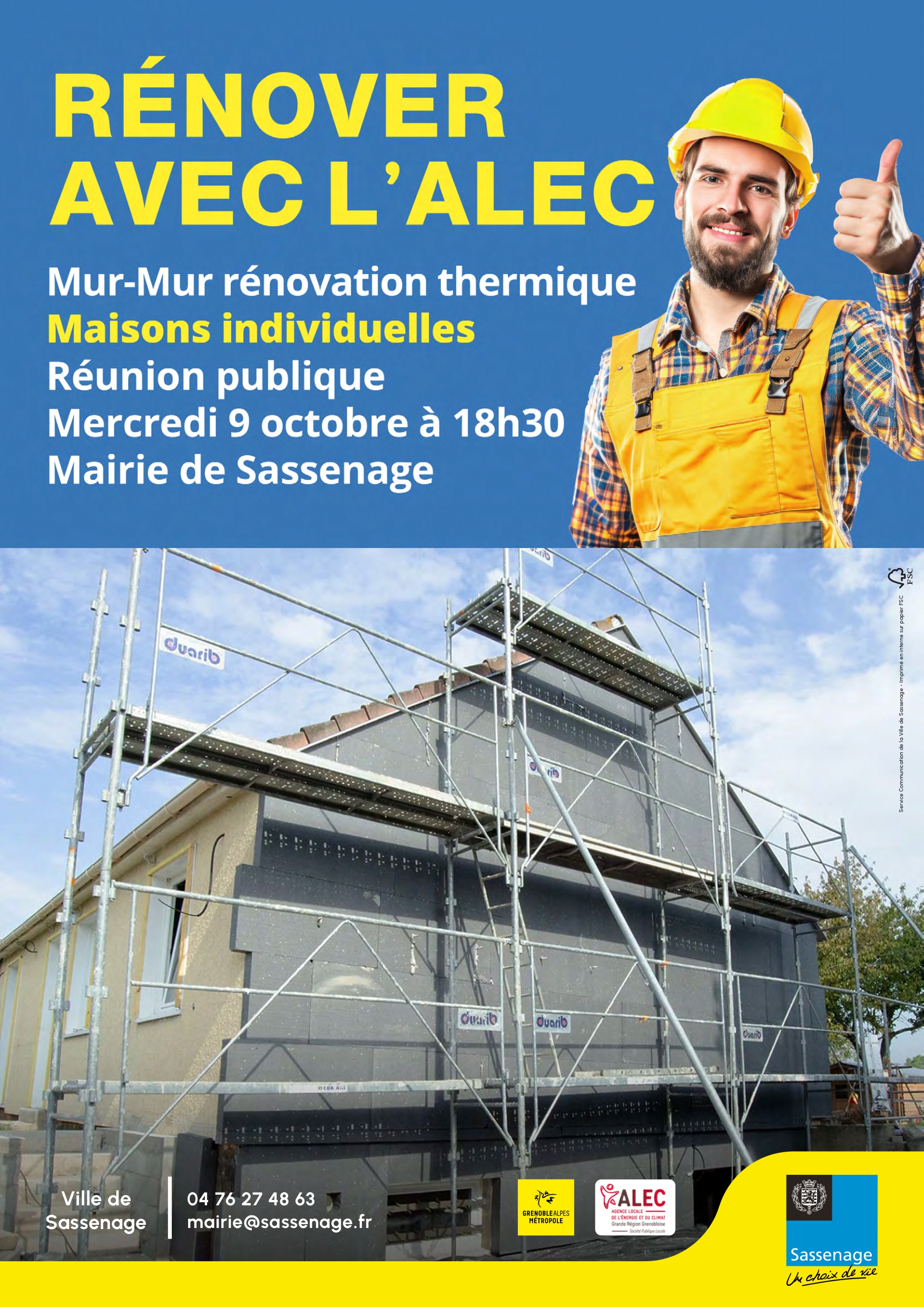 Réunions  :  rénovation thermique