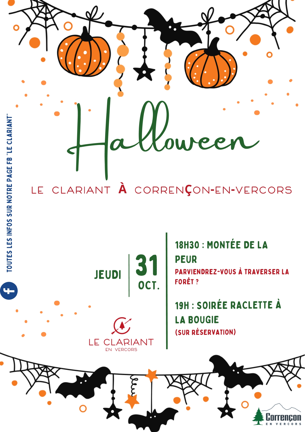 Soirée Halloween : Qui arrivera vivant au Clariant ?