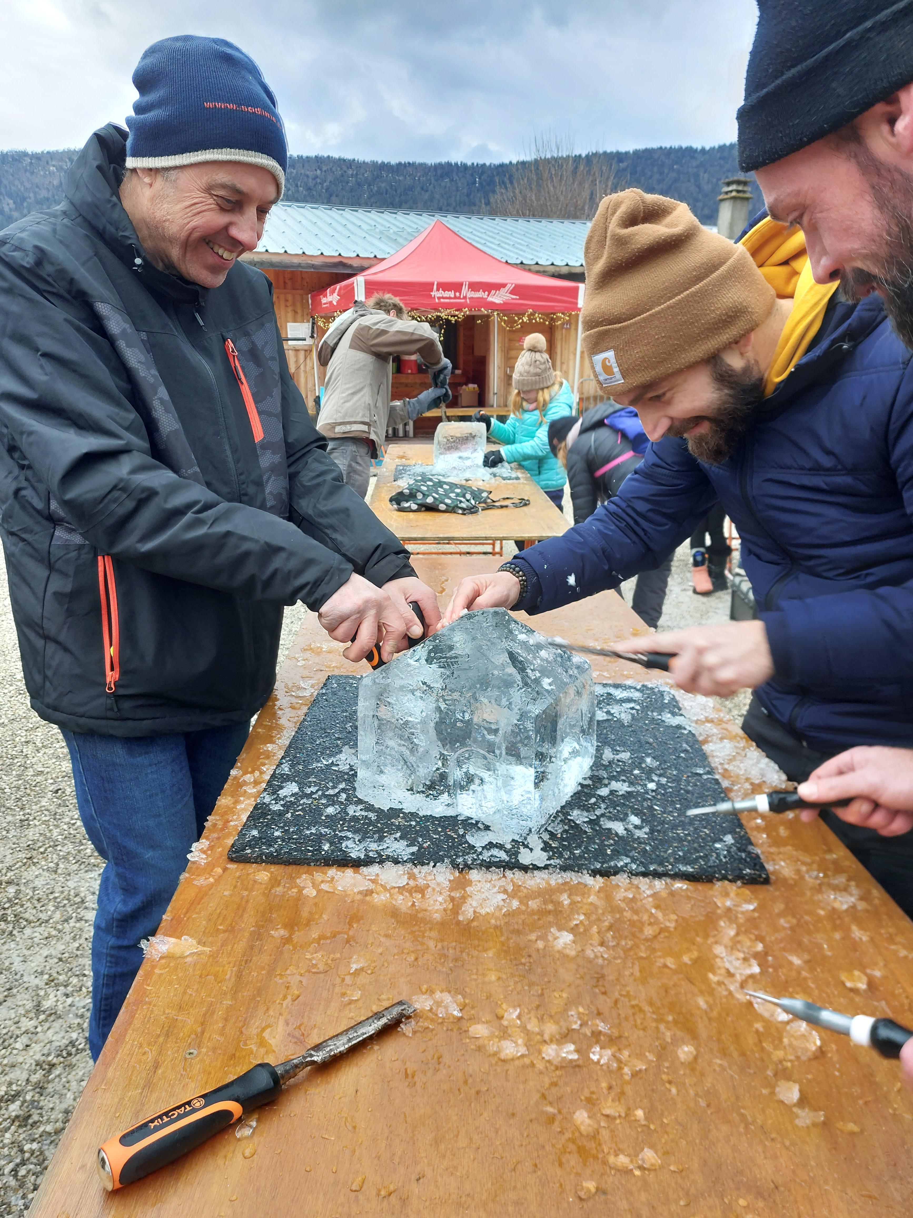 Initiation à la sculpture sur glace