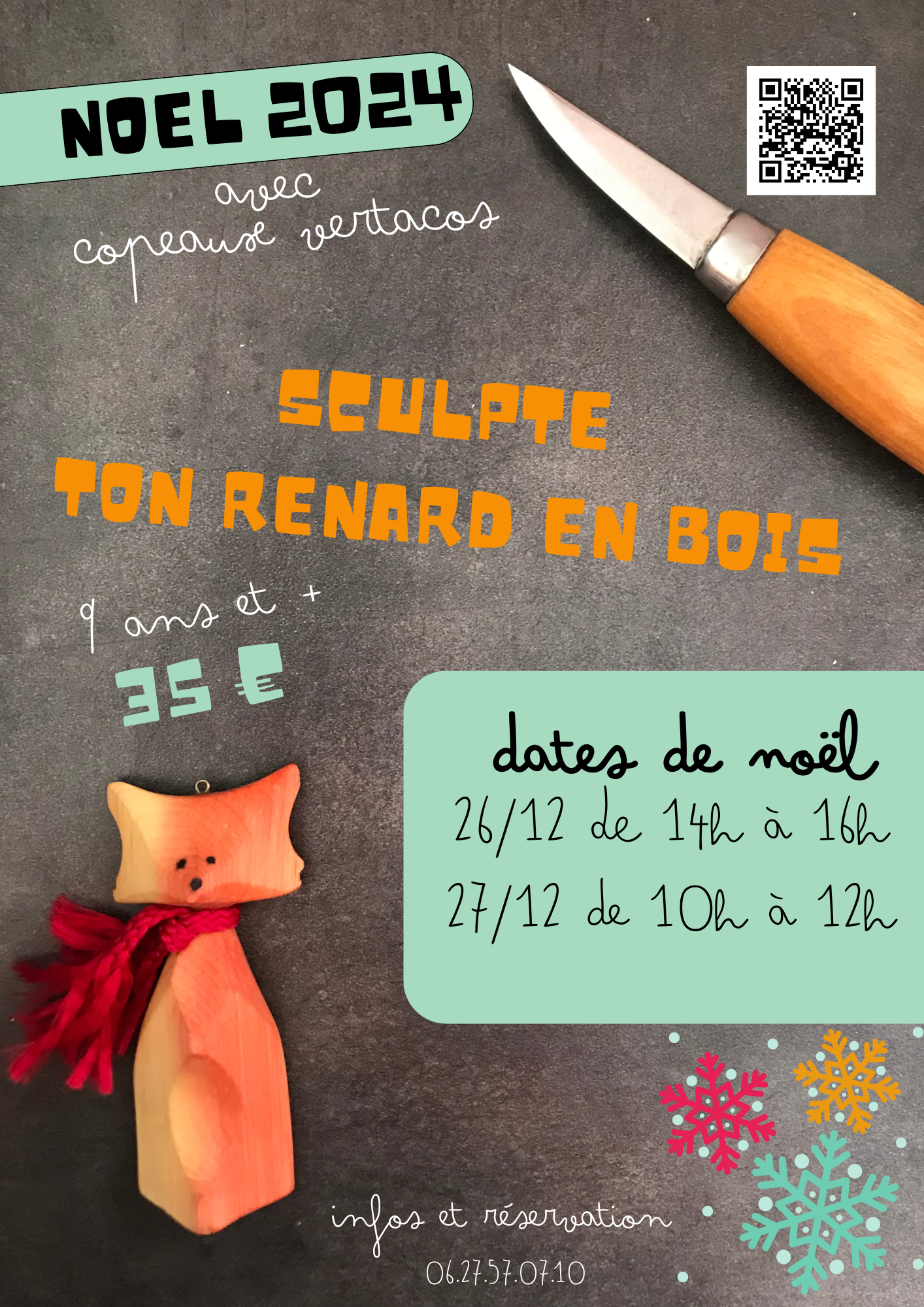 Sculpte ton renard en bois !