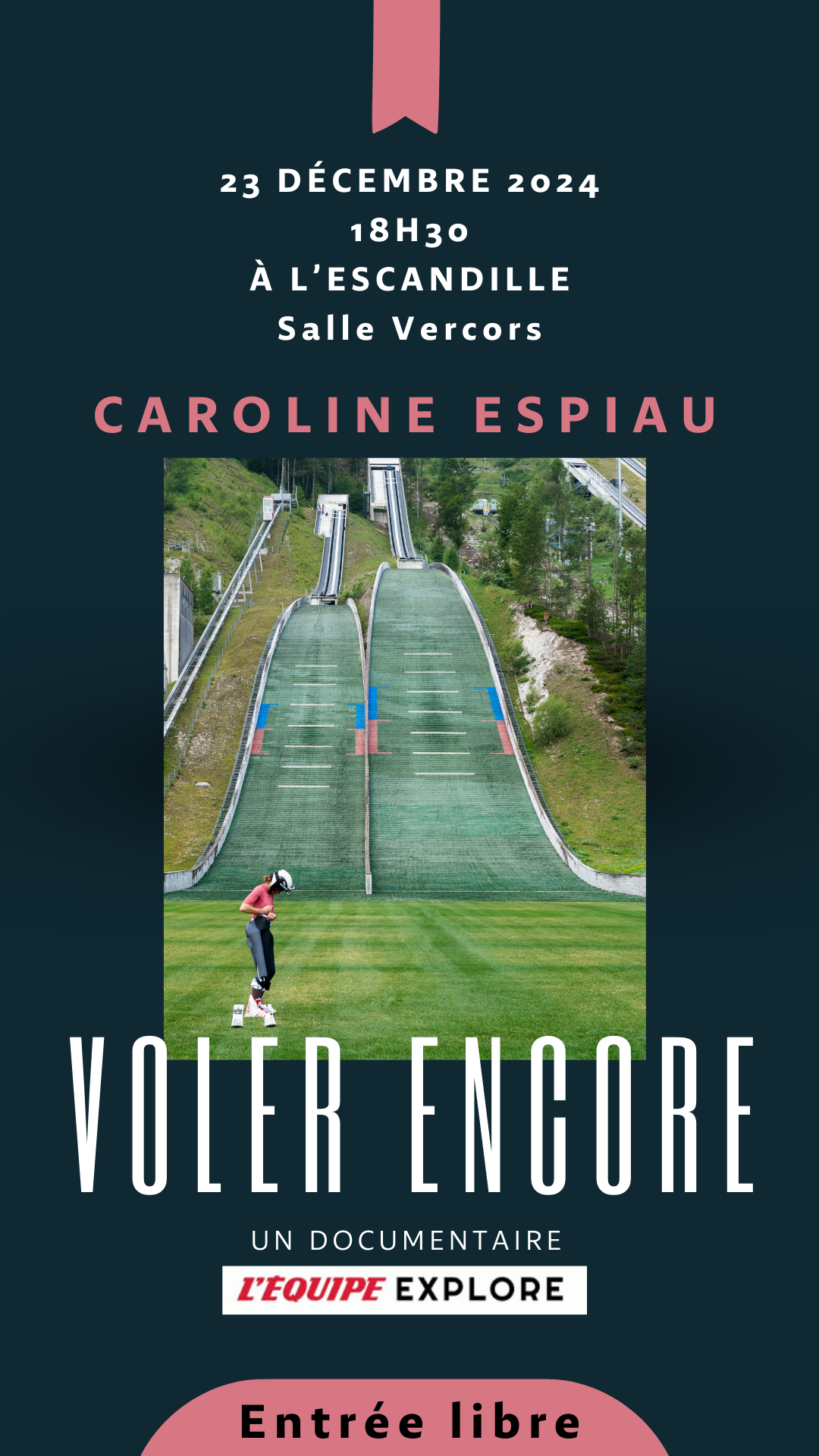 Projection du Film documentaire "Caroline Espiau, voler encore"