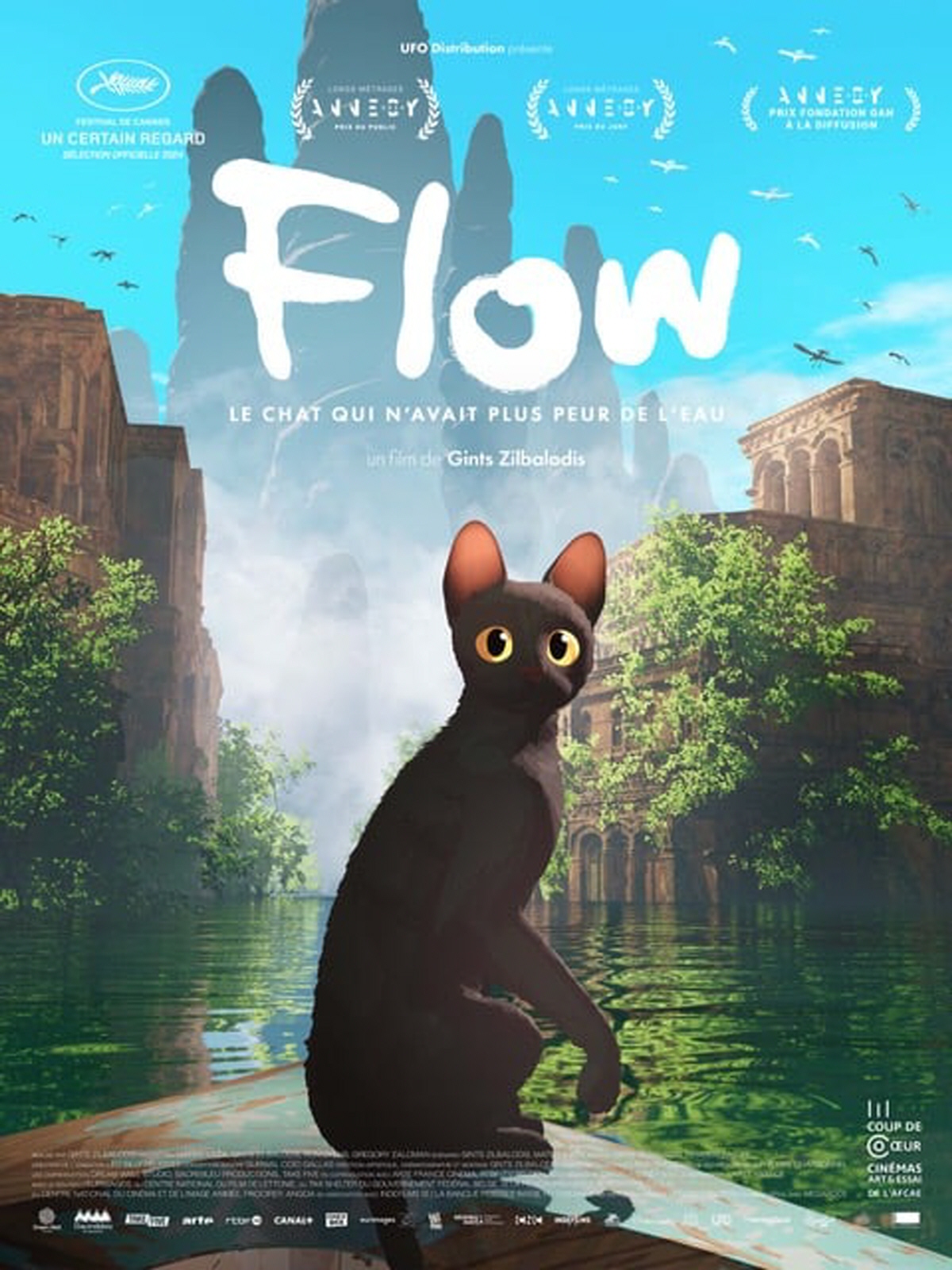 Cinéma Le Scialet : Flow, le chat qui n’avait plus peur de l’eau