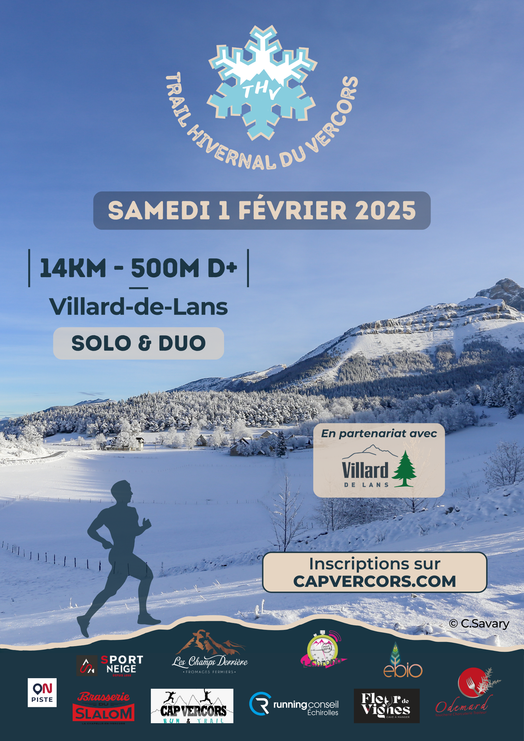 Trail hivernal du Vercors