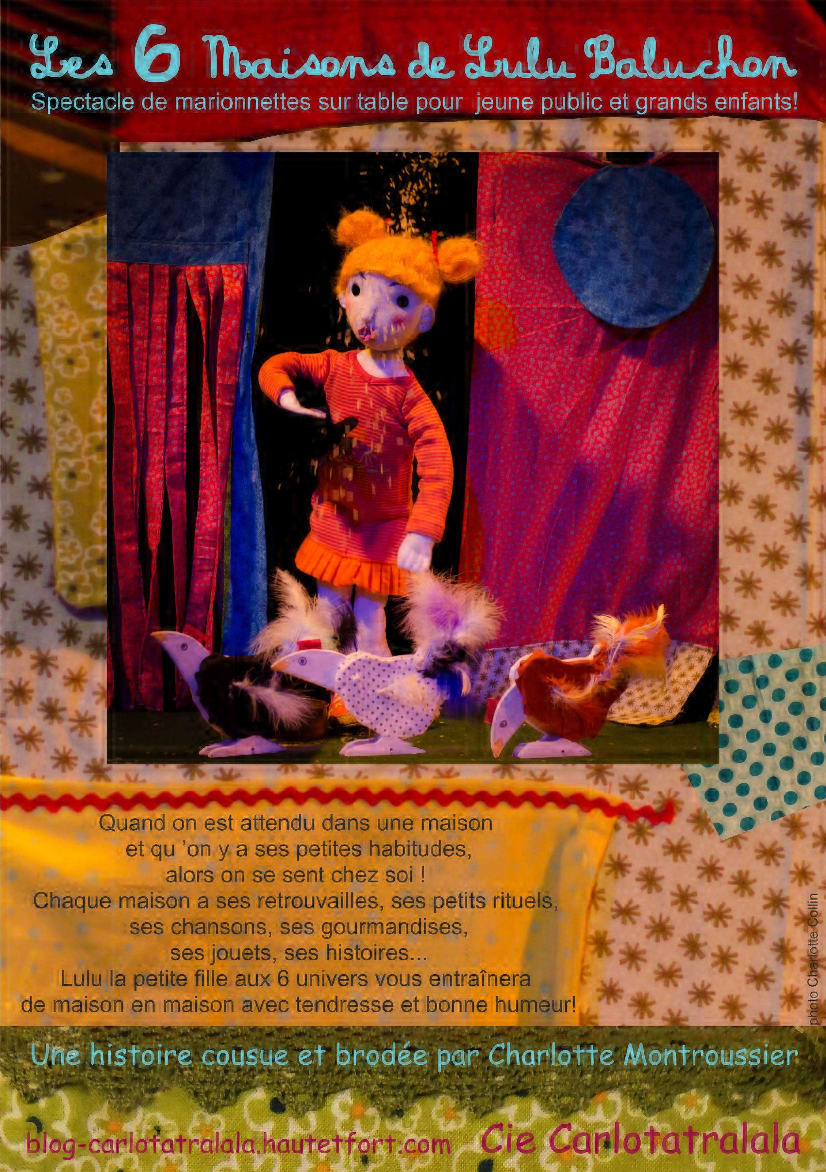 Spectacle enfant - Les 6 maisons de lulu baluchon