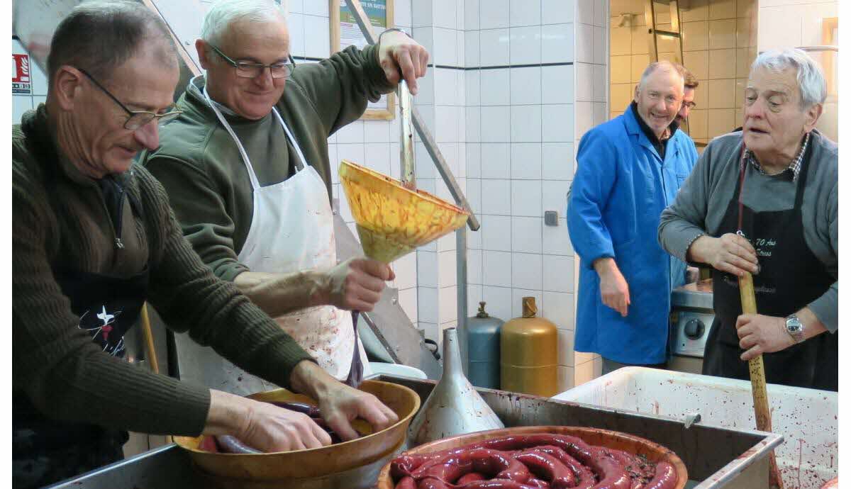 Foire au boudin - Vente de caillettes