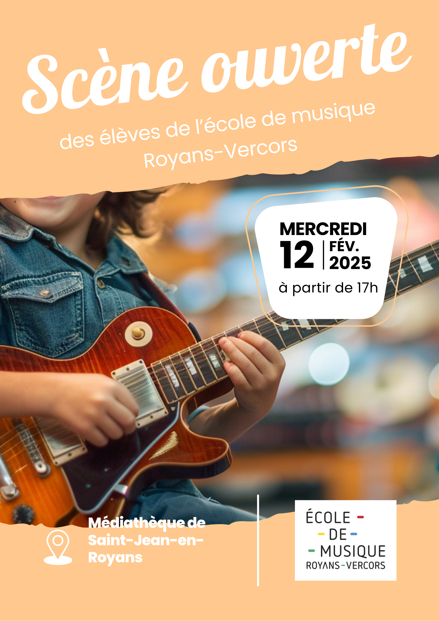 Scène ouverte des élèves de l'école de musique