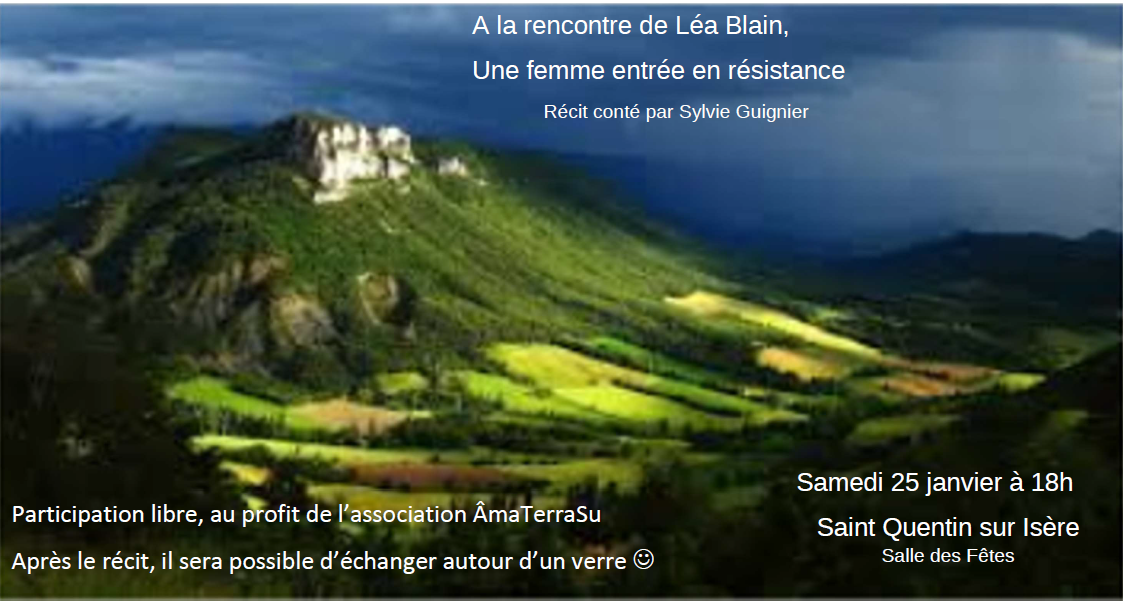 Rencontre avec Léa Blain, une femme entrée en résistance