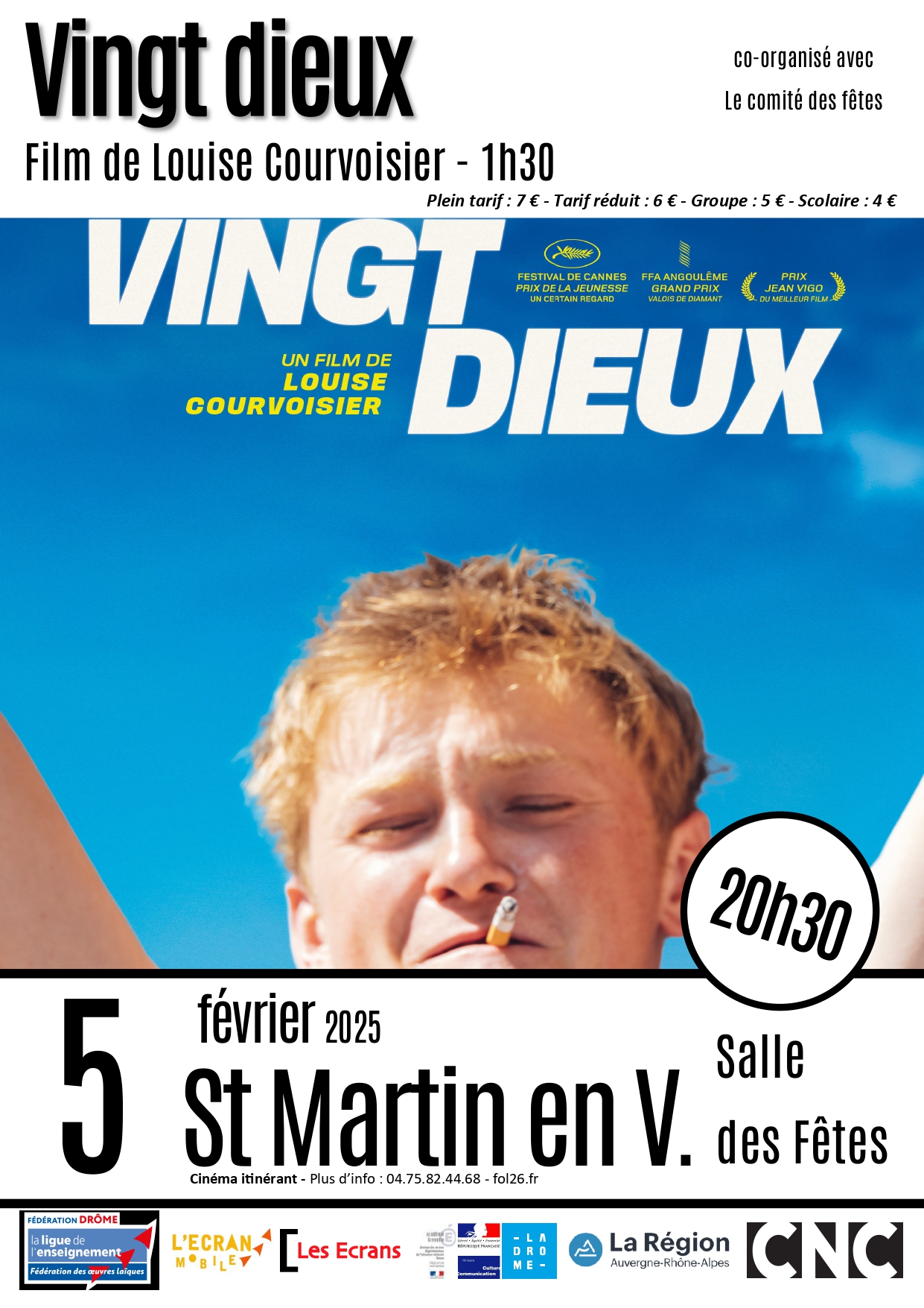 Cinéma - "Vingt dieux"