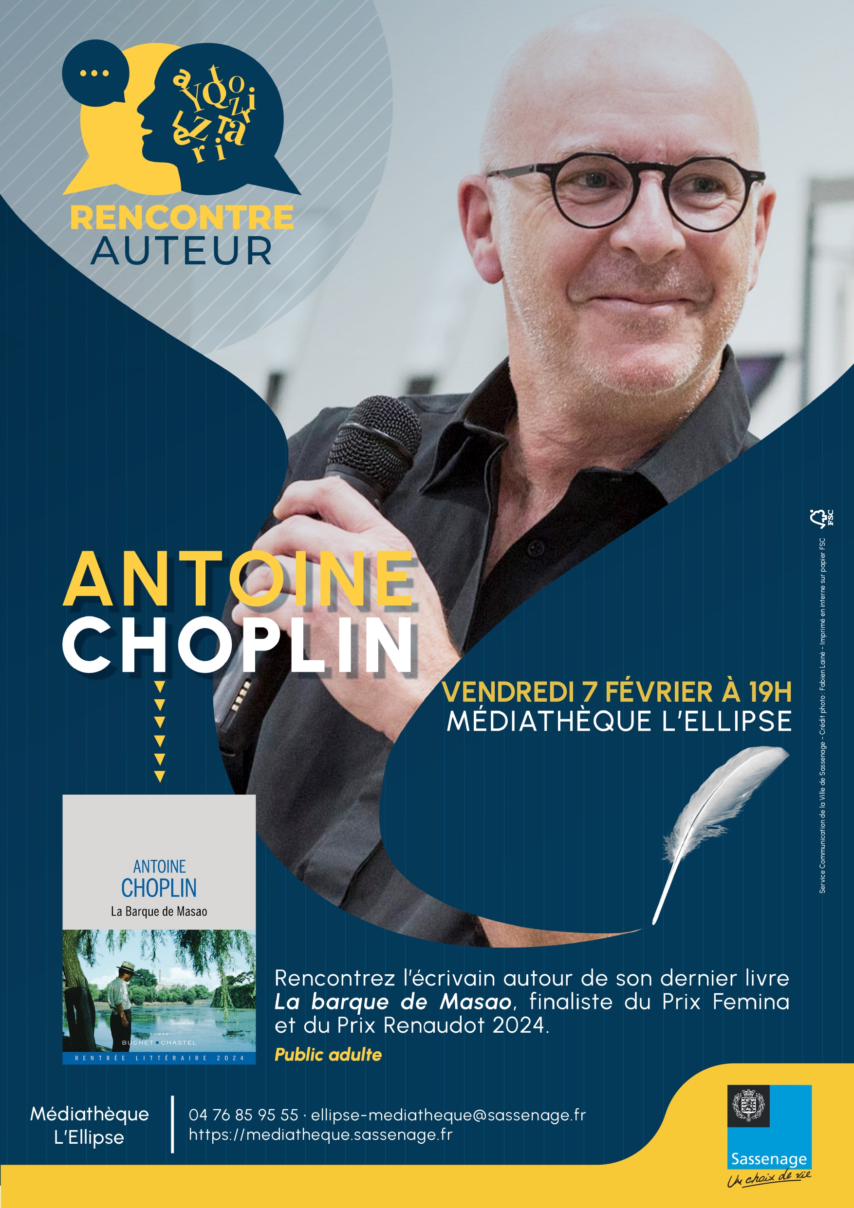 Rencontre auteur : Antoine Choplin