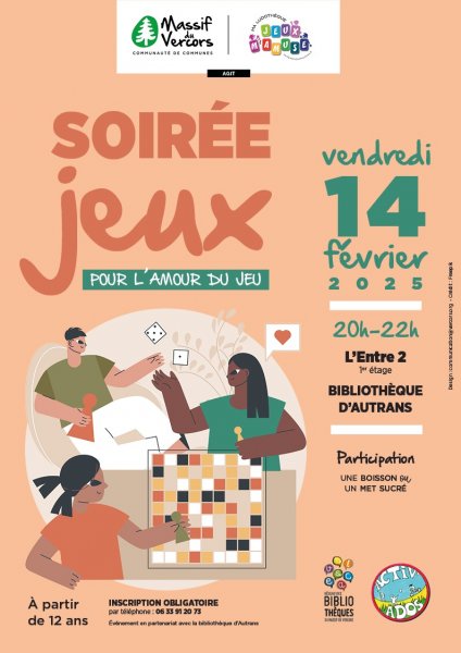 Soirée jeux "L'amour du jeu"