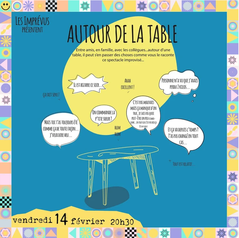 Autour de la table - Théatre d'Impro