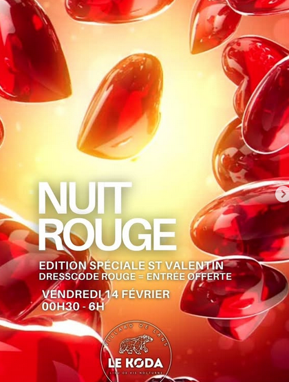 Soirée "Nuit Rouge"