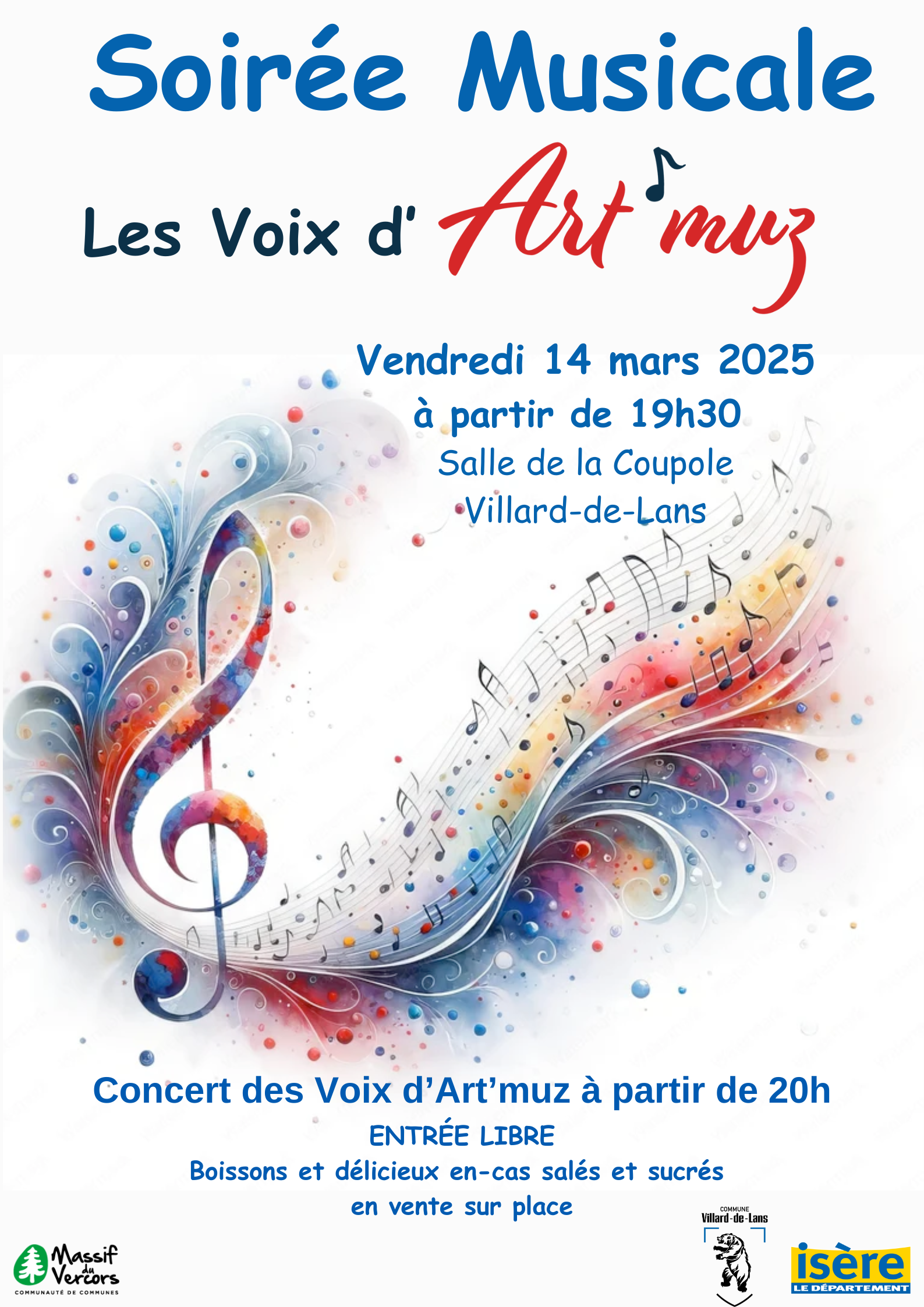 Soirée musicale - Les voix d'Art Muz -