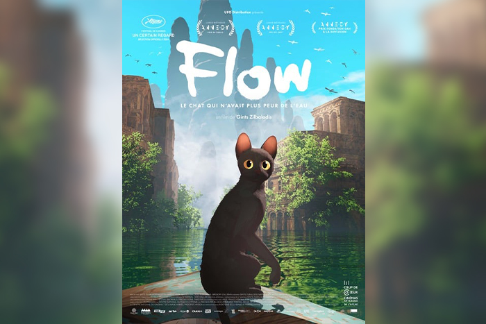 Cinéma écran mobile - "FLOW, le chat qui n'avait plus peur de l'eau"