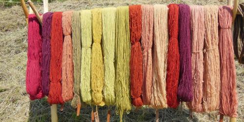 Marché de la laine et de la soie